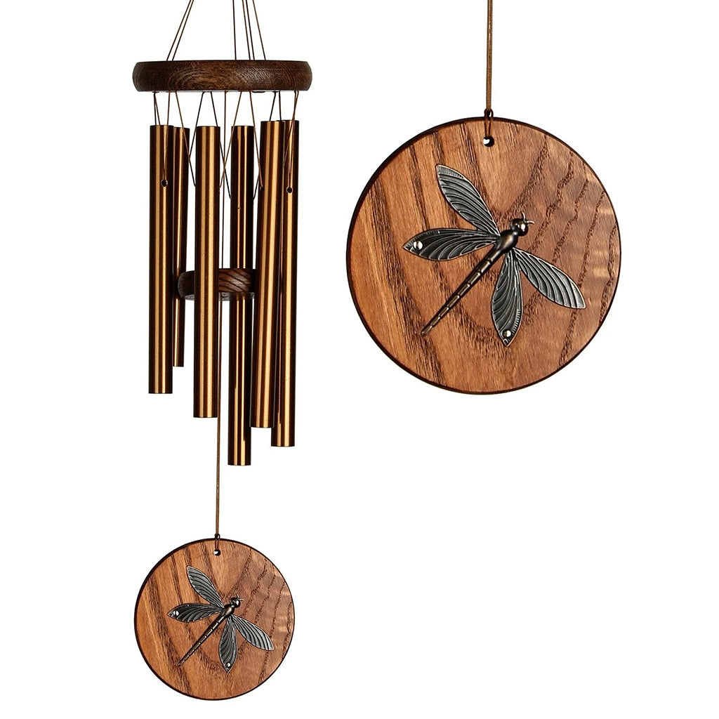 Habitats Teak Dragonfly Wind Chime