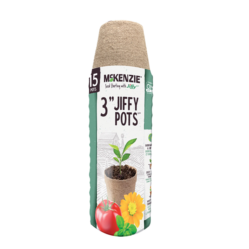 Jiffy Peat Pots 3In Rnd 15Pk