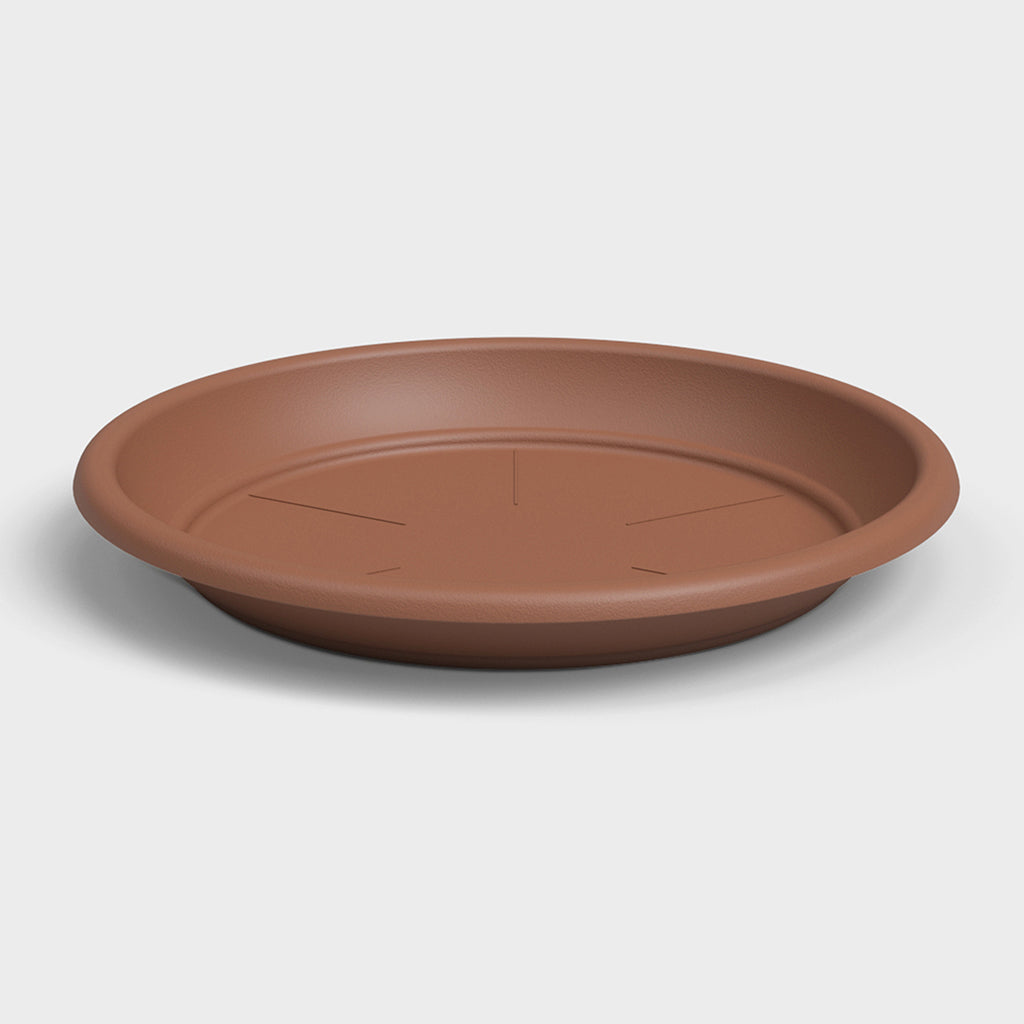 Basic Plastic Saucer - Terra Cotta