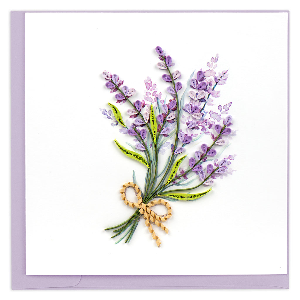 Lavender Bunch Card