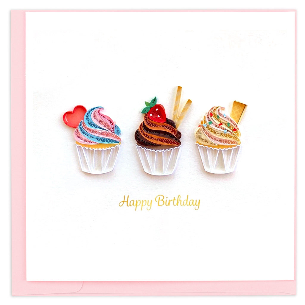 Birthday Cake Trio Card
