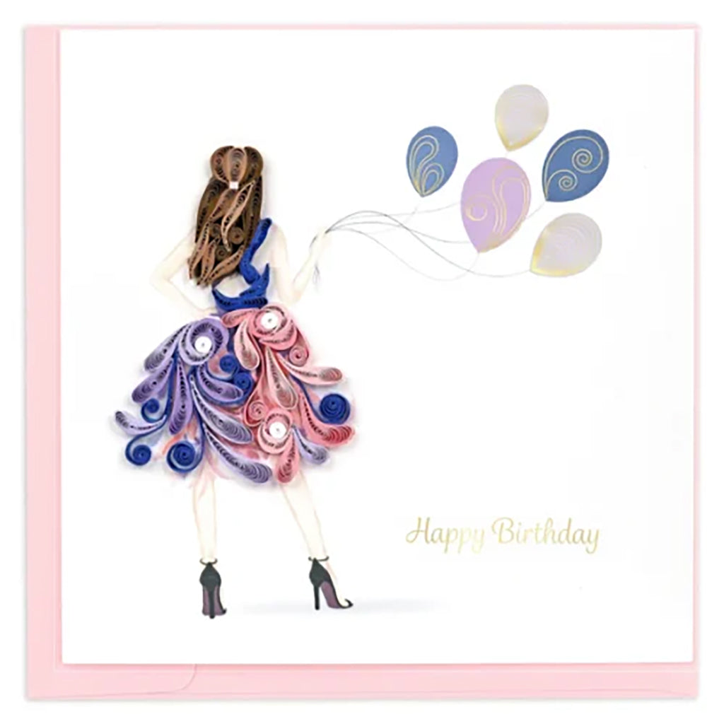 Fashion Birthday Girl Card