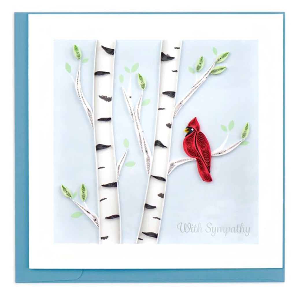 Cardinal Sympathy Card