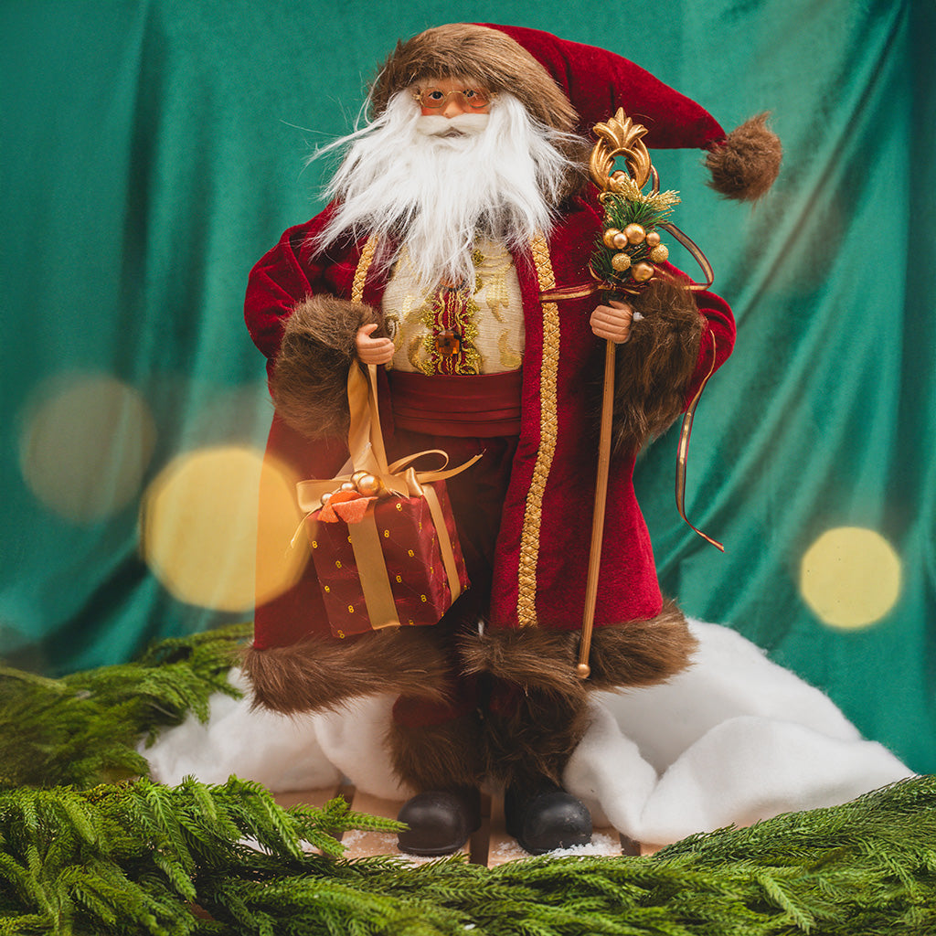 Father Christmas with Gift 22"