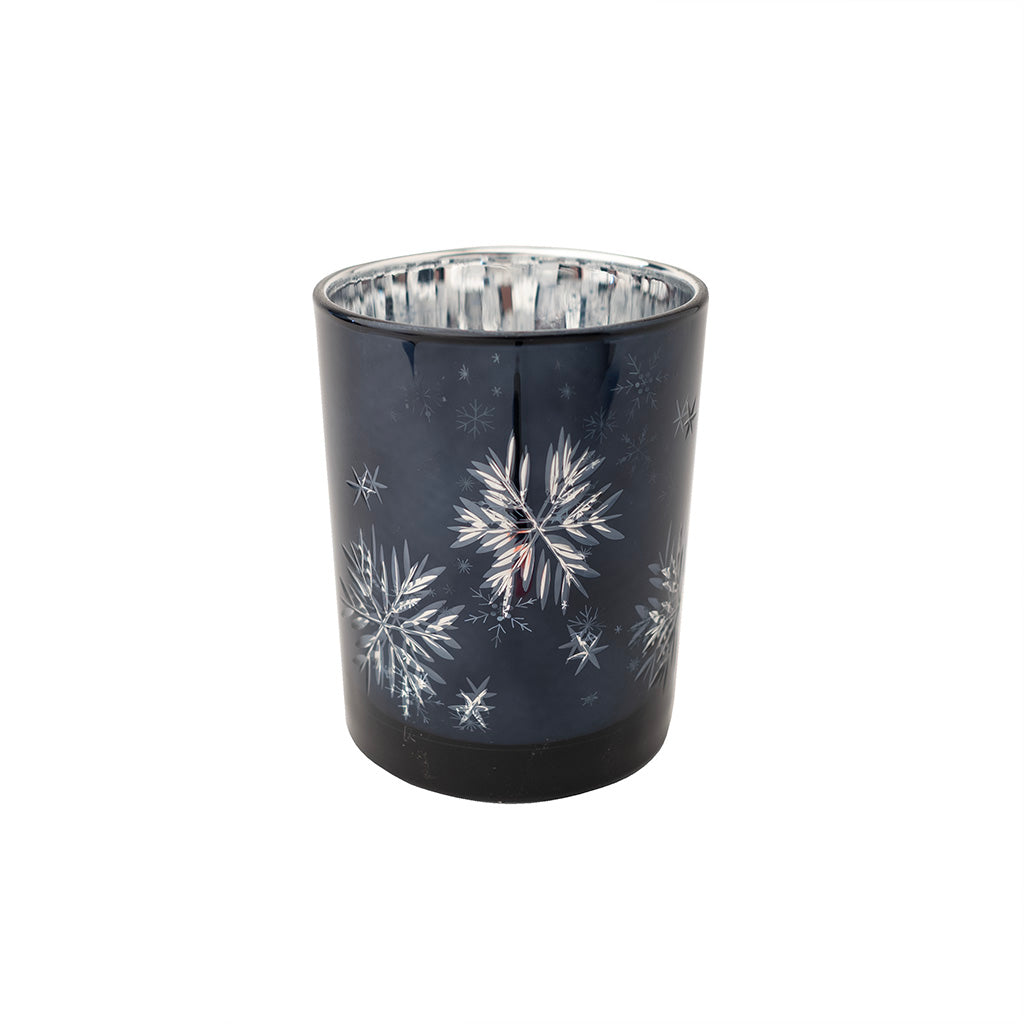 Snowflake Candle Holder Blue