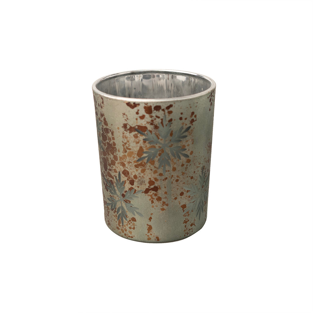 Snowflake Candle Holder Sage