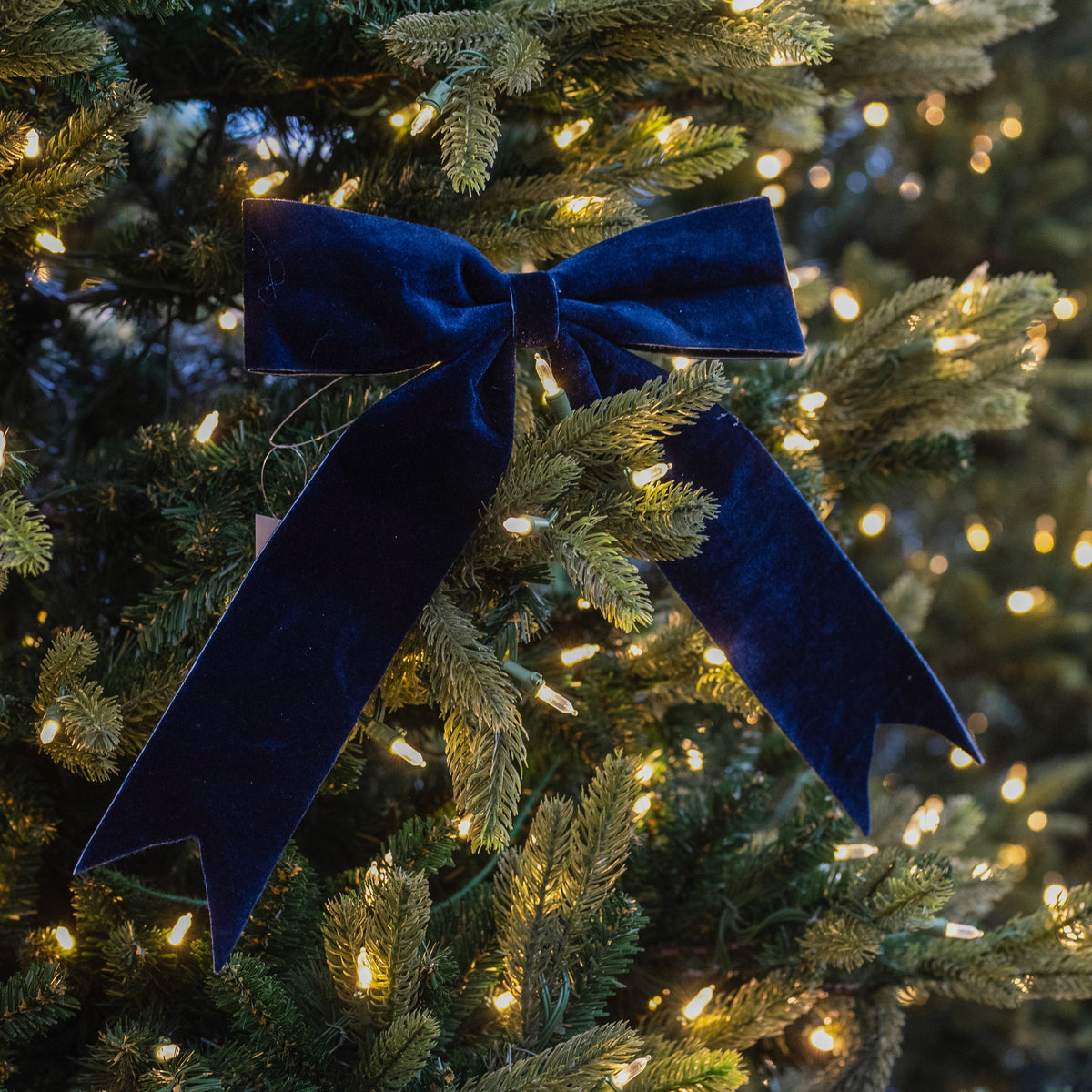 Bow Ornament Blue