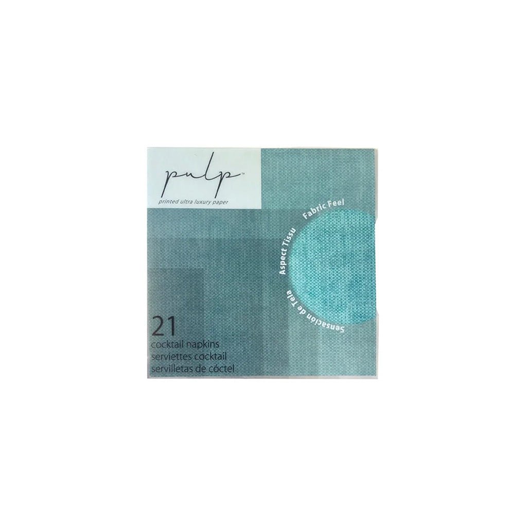 Volume 1 Cocktail Napkin 21pc Turquoise