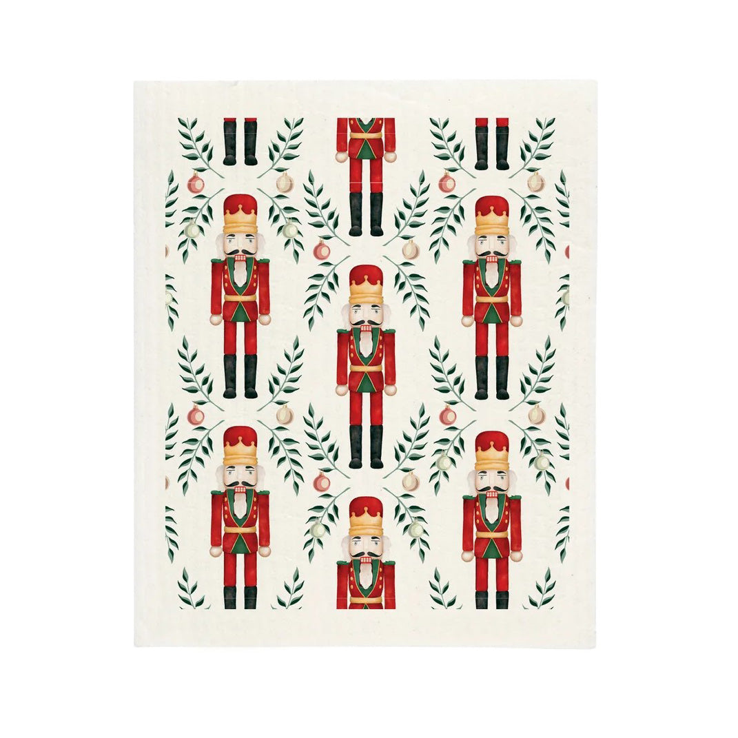 Traditional Nutcracker Sponge Cloth 5 Pack