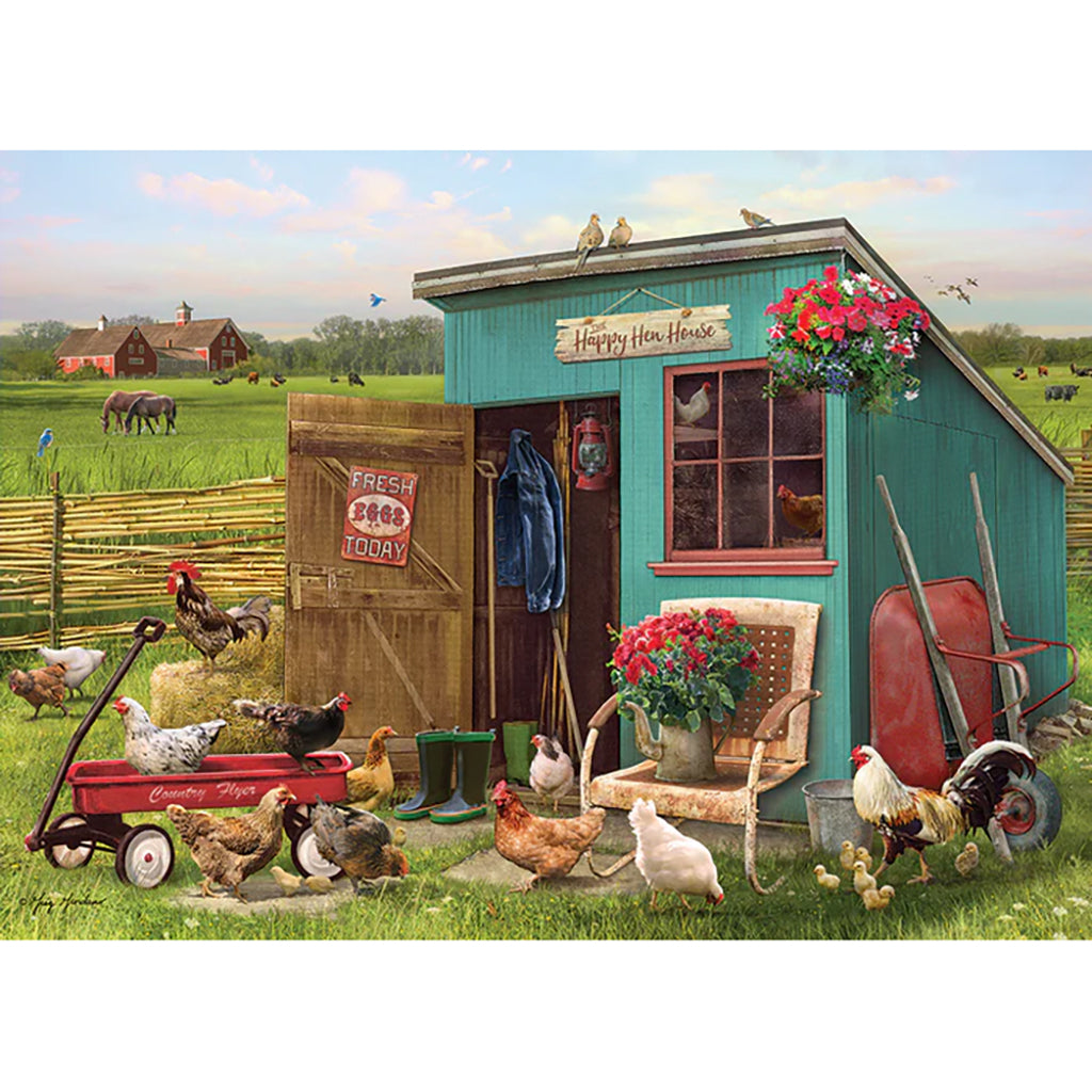 The Happy Hen House 1000pc Puzzle
