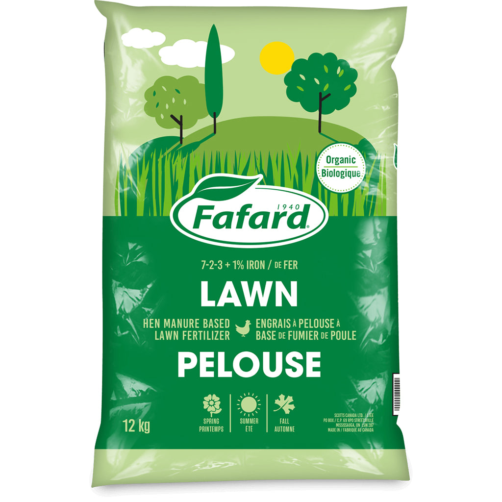 Fafard Lawn - Hen Manure Based Lawn Fertilizer