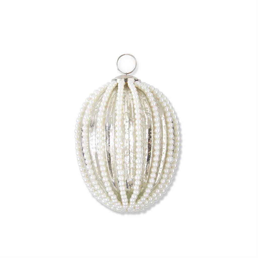 Silver Mercury Glass Ornament