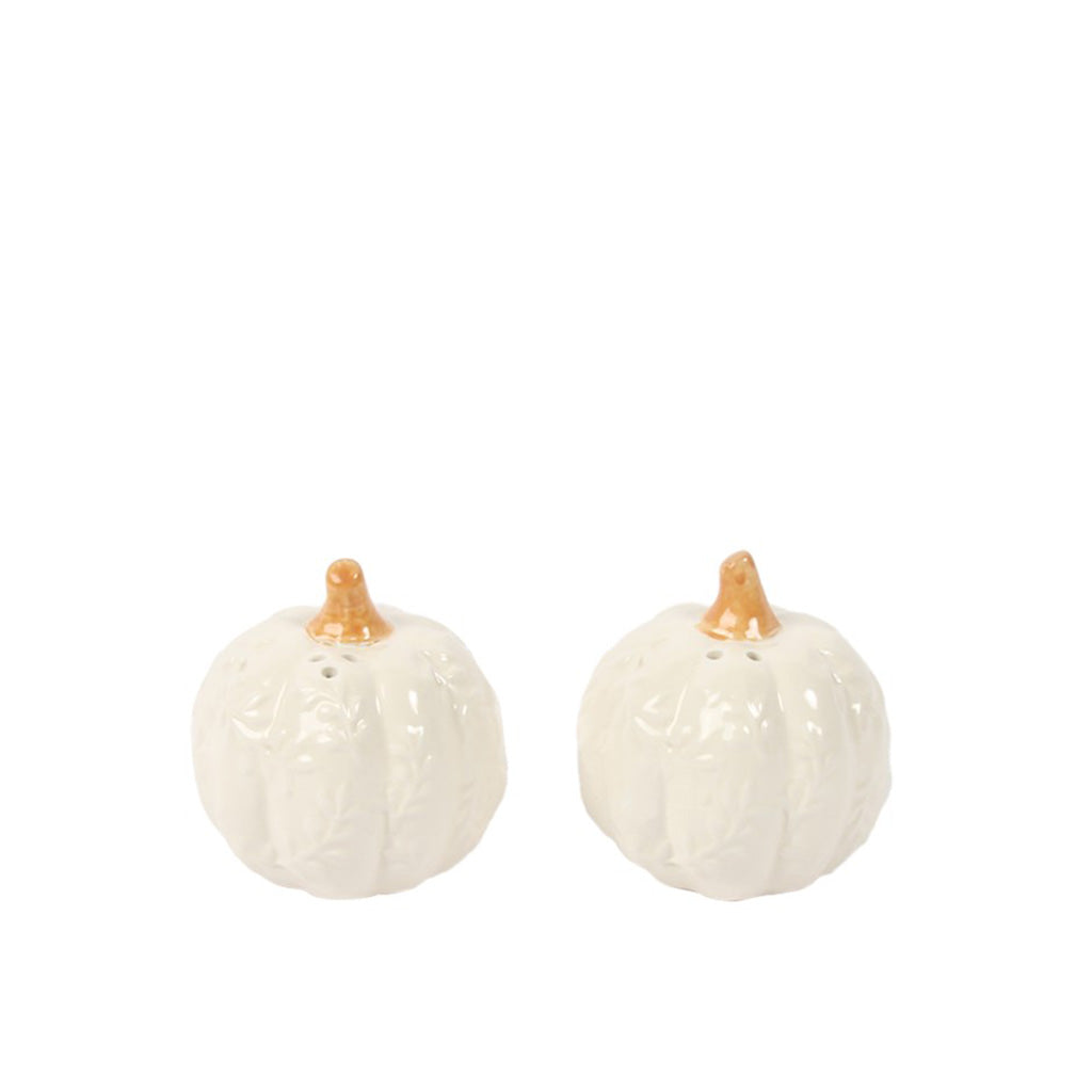 Harvest Pumpkin Salt &amp; Pepper White