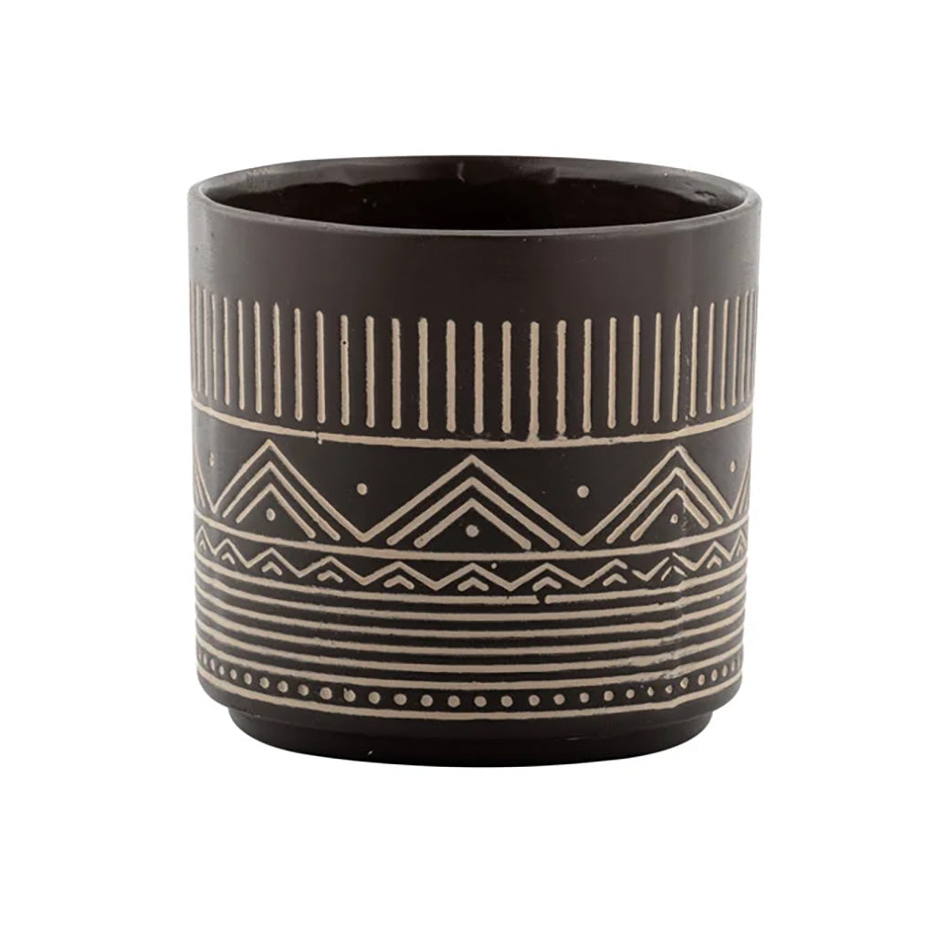 aztec design plant pot Large Aztec Planter