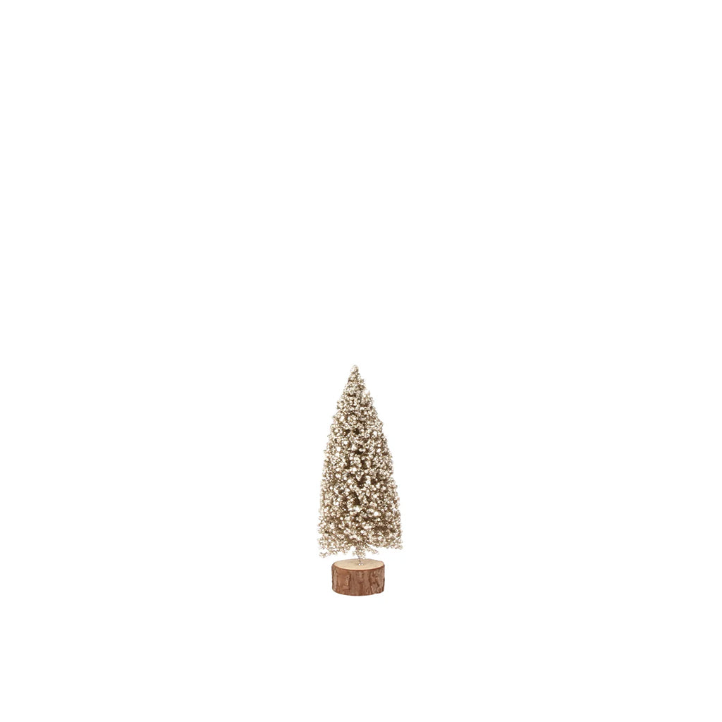 Shimmer Cone Tree Small Champagne