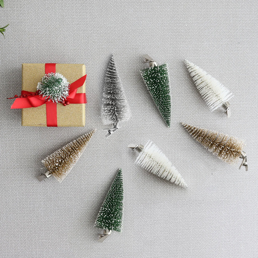 Frosted Tree Clips