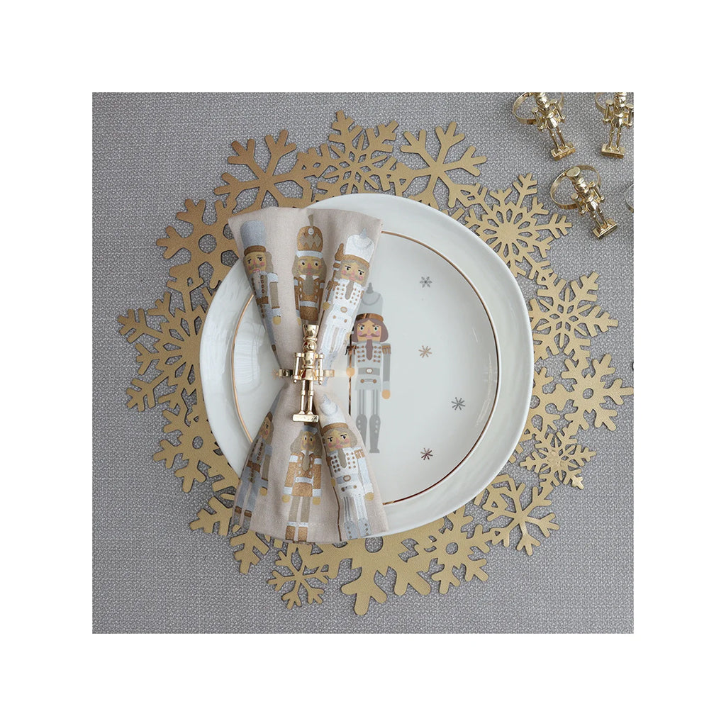 Nutcracker Napkin Ring Set