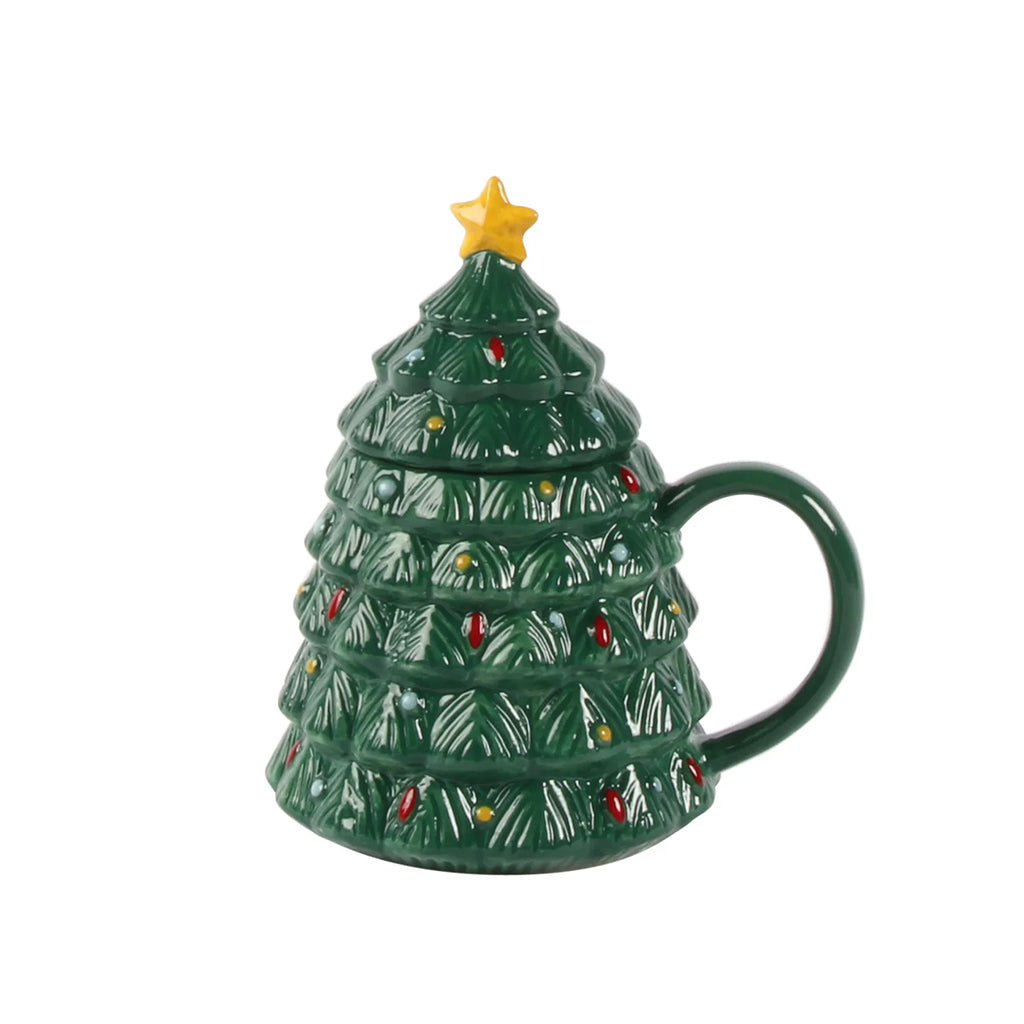 Tree Covered Mug Green