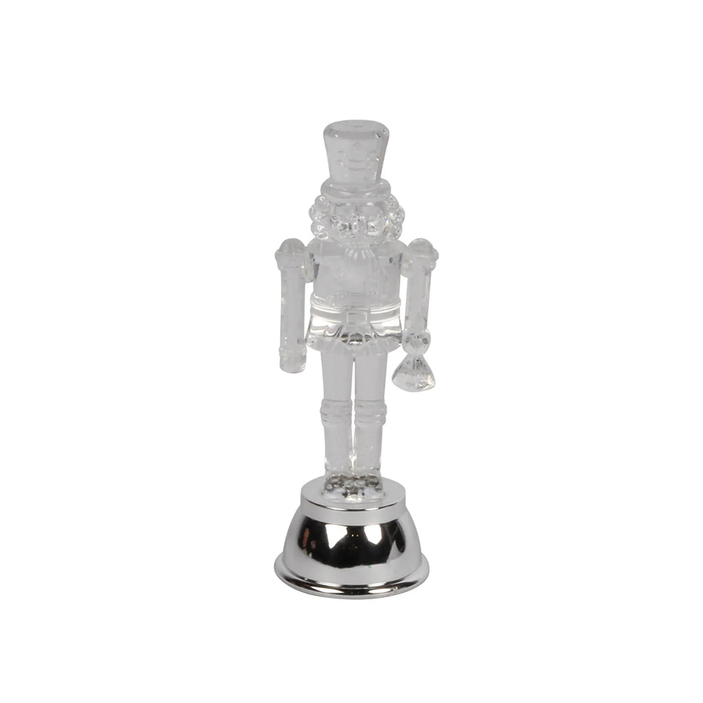 LED Standing Nutcracker Clear