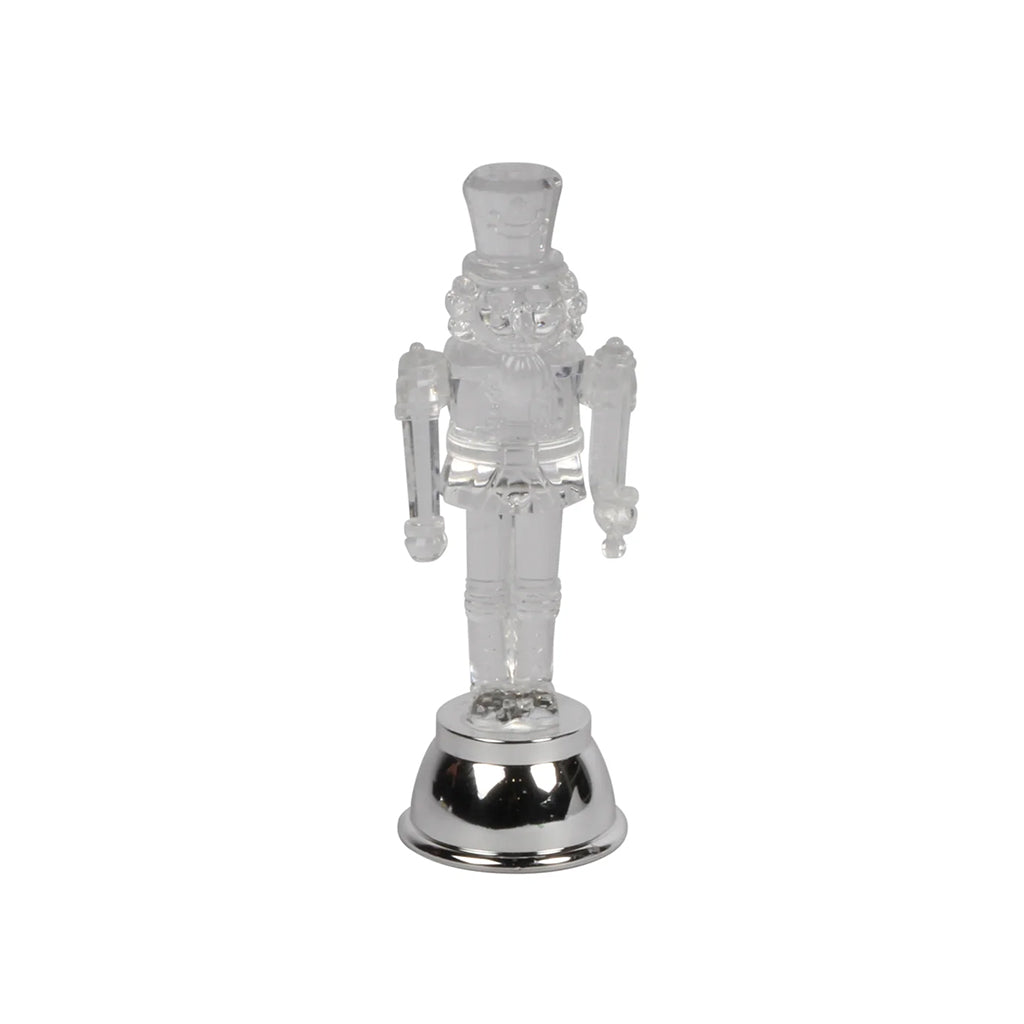 LED Standing Nutcracker Clear