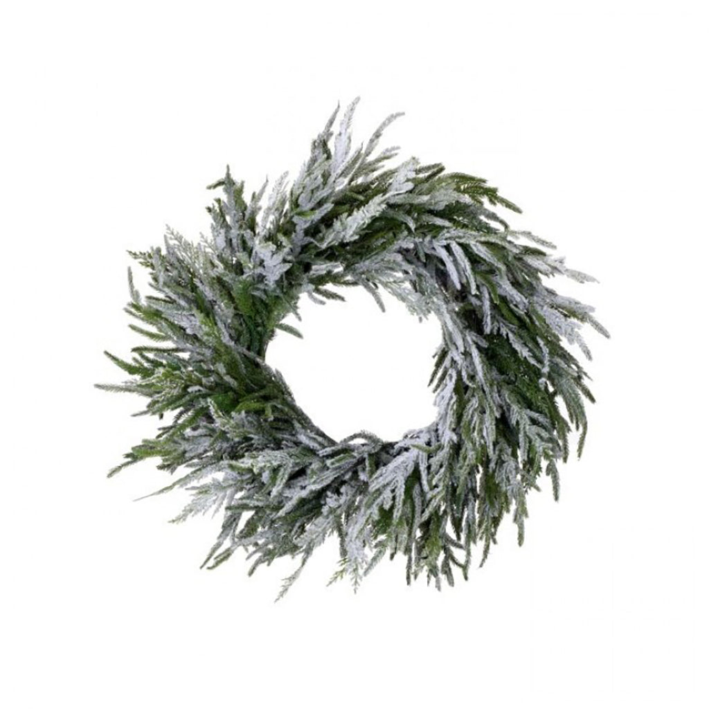 Real Touch Norfolk Pine Wreath 24i&quot;