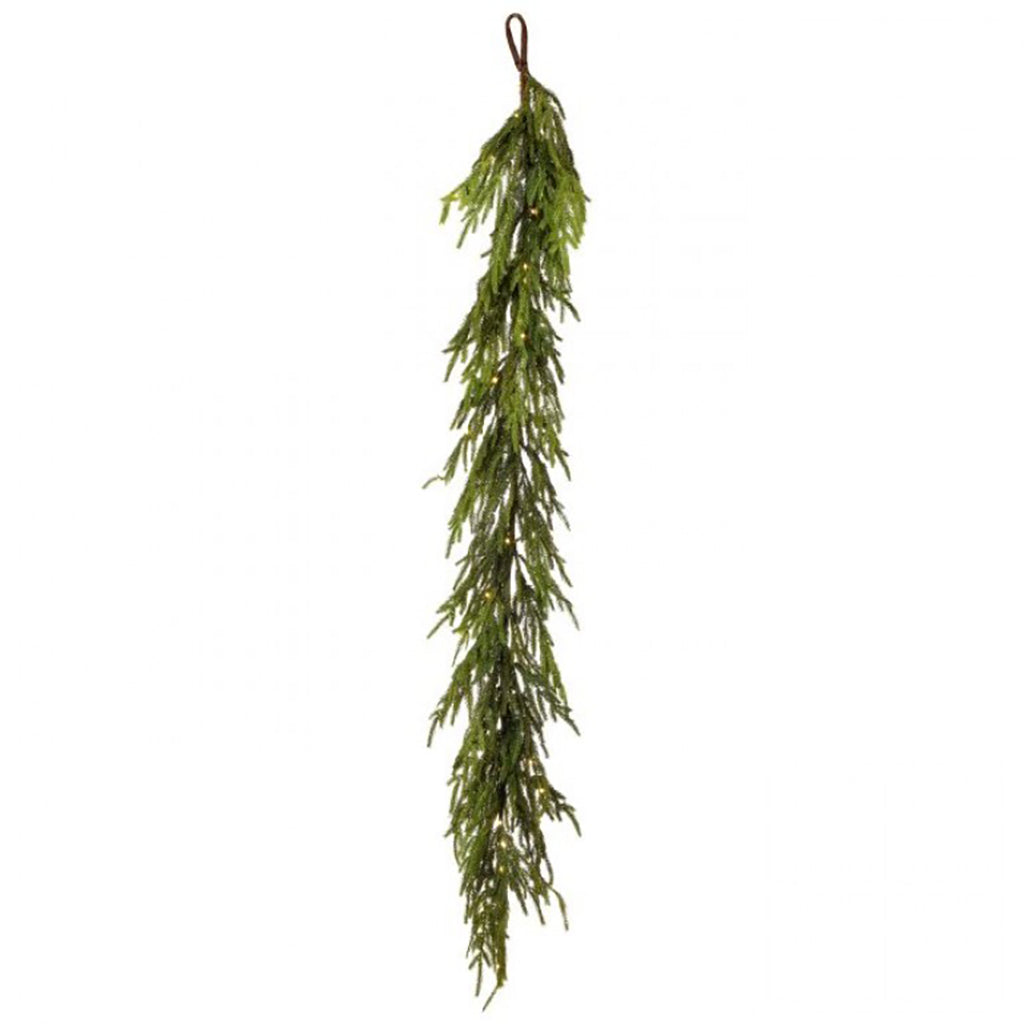 Natural Touch Norfolk Pine Garland LED