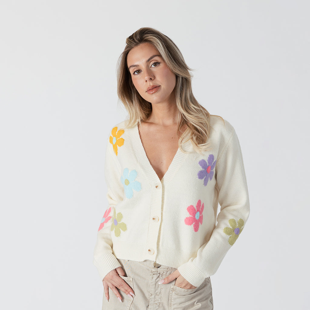 Jolene Flower Print Cardigan