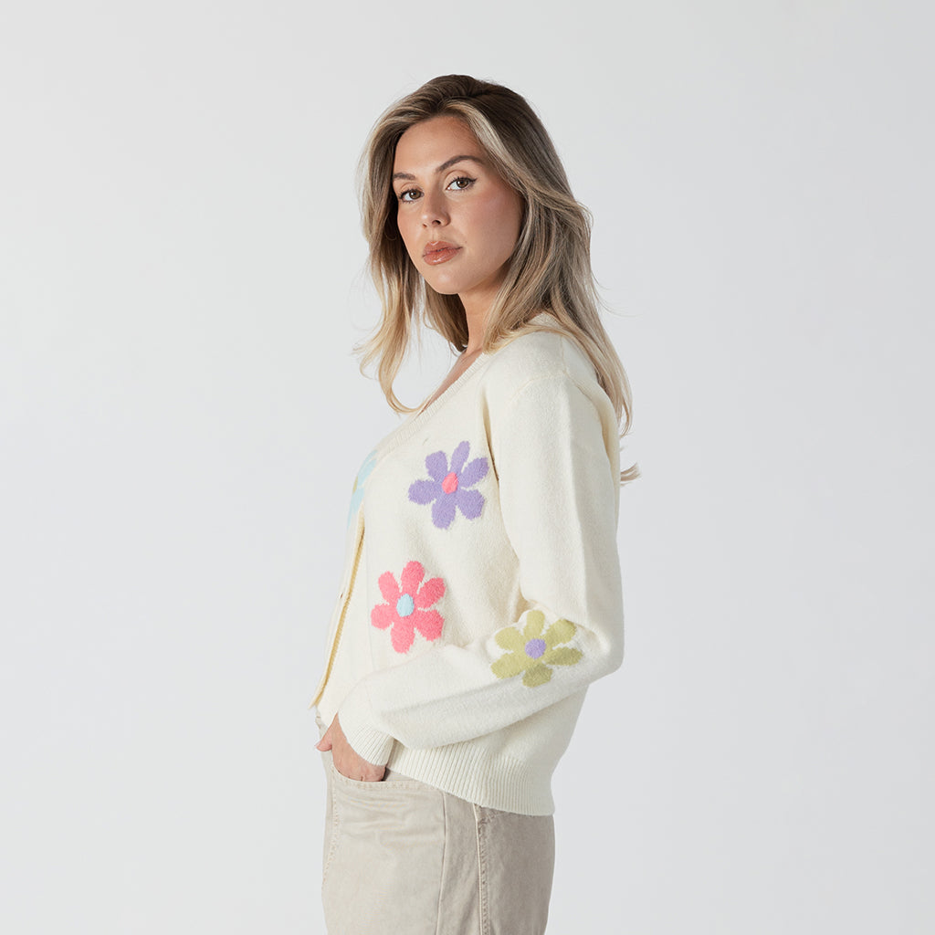 Jolene Flower Print Cardigan