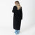 Jimmi Long Sweater Coat Black