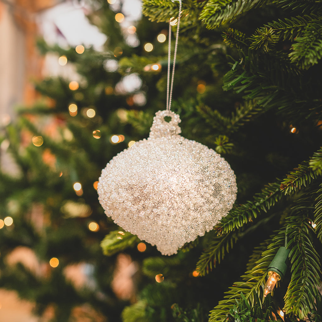 Beaded Glass Ornament