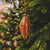 Striped Copper Glass Ornament