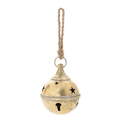 Gold Metal Bell on Rope