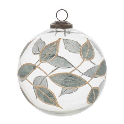 Ball Ornament with Leaves