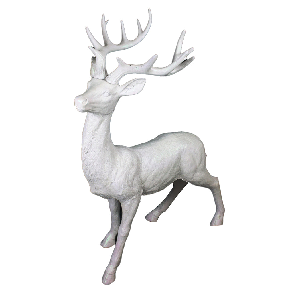 White Resin Deer