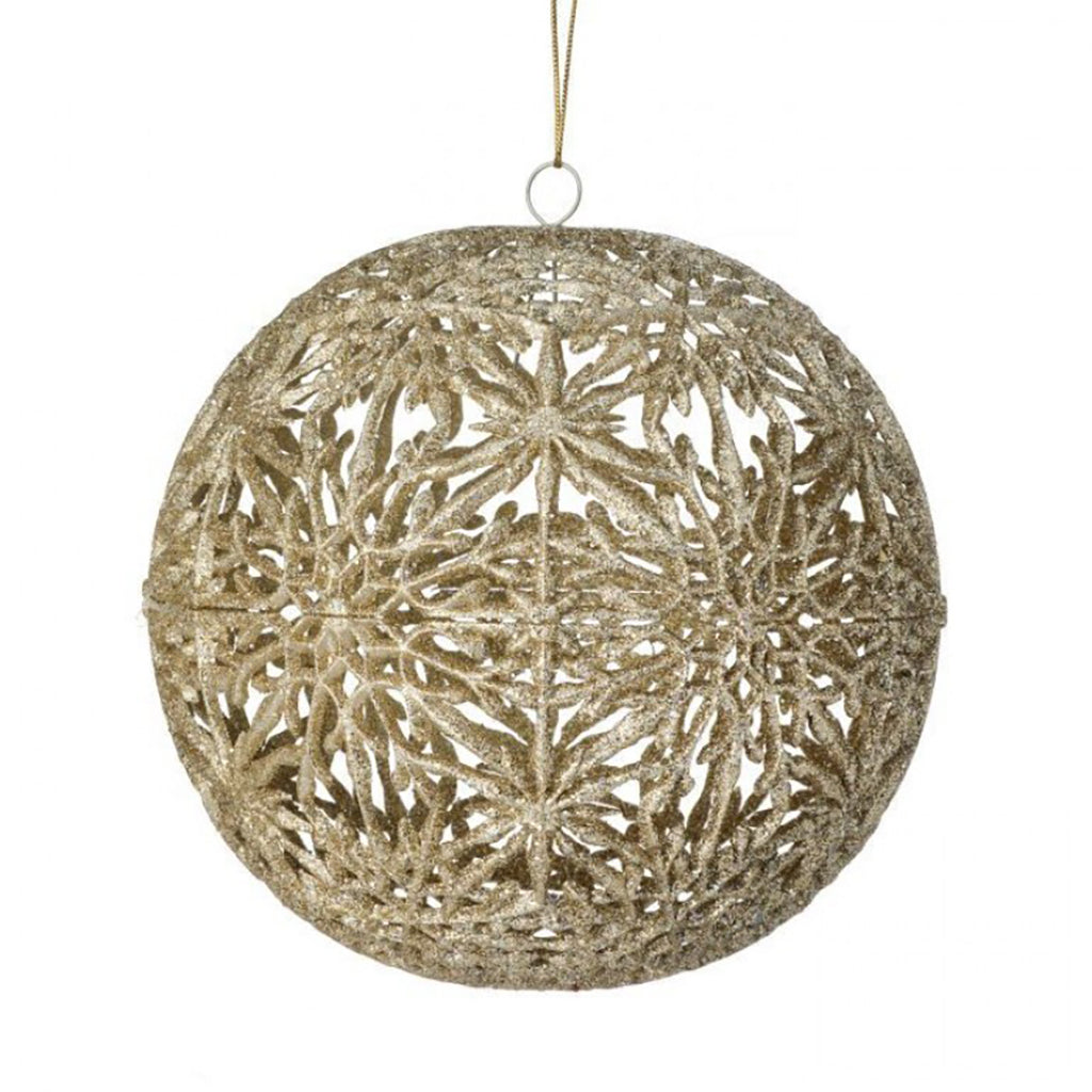 Snowflake Hollow Ball Ornament 200mm