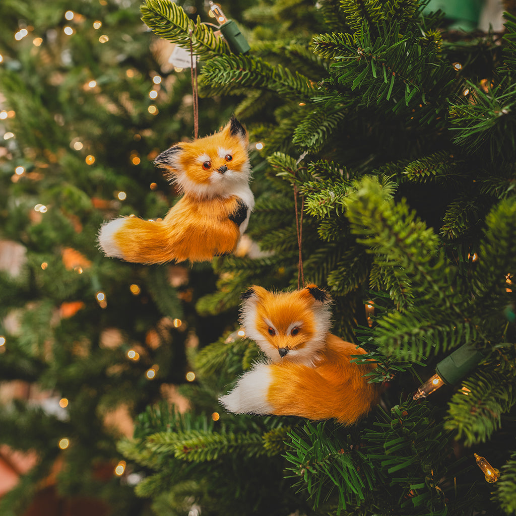 Fur Fox Ornament