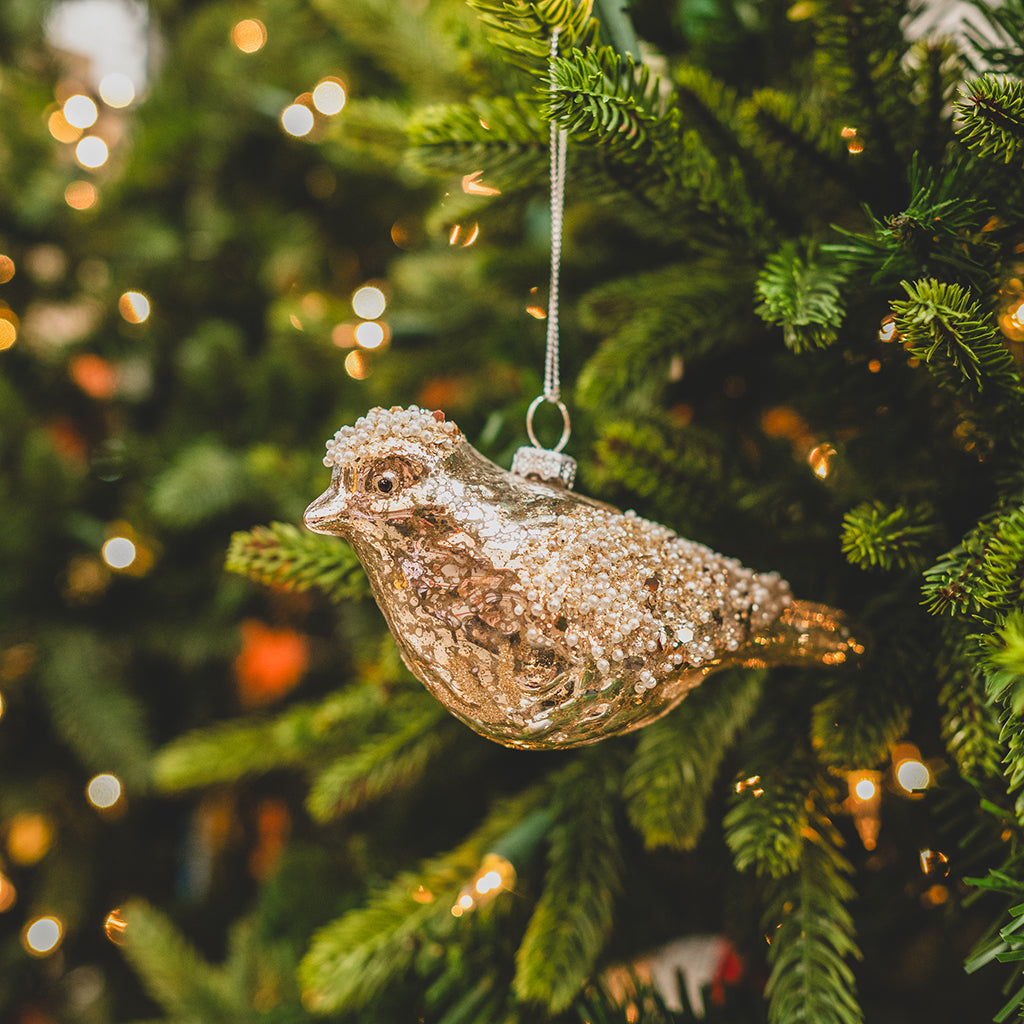 Jeweled Songbird Ornament