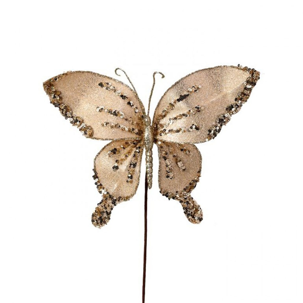 Glitter Butterfly Stem