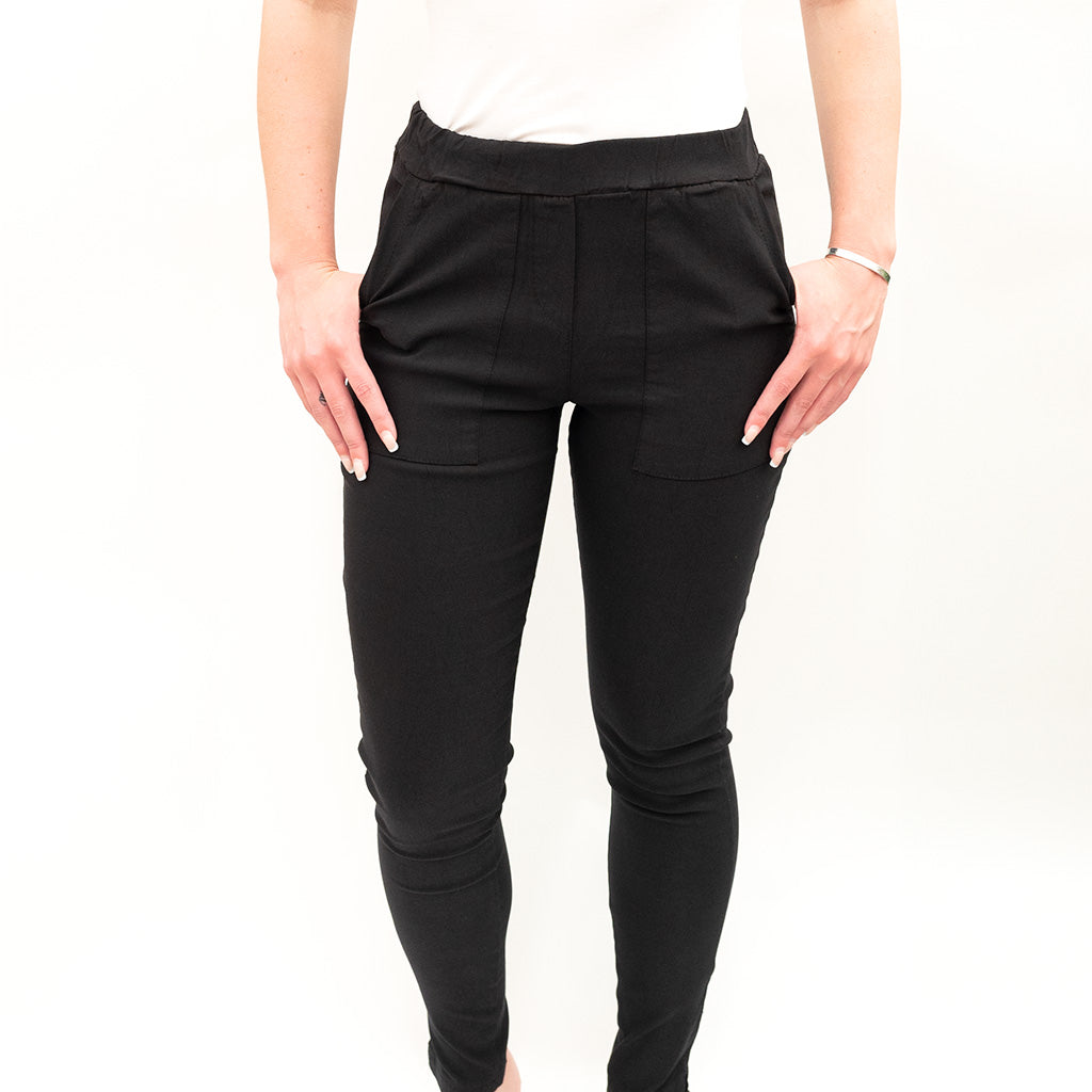 Women's Pull On Pants Black