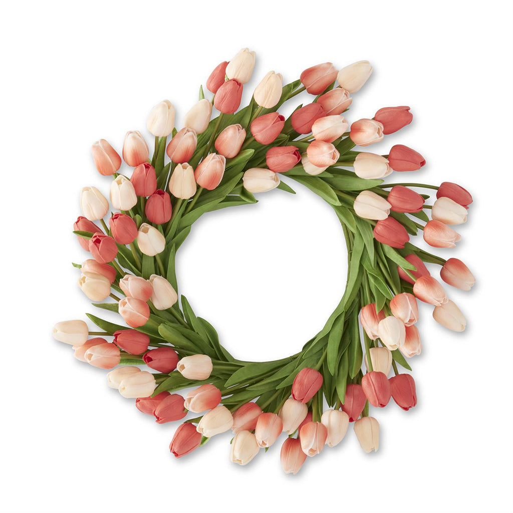 Real Touch Mini Tulip Wreath
