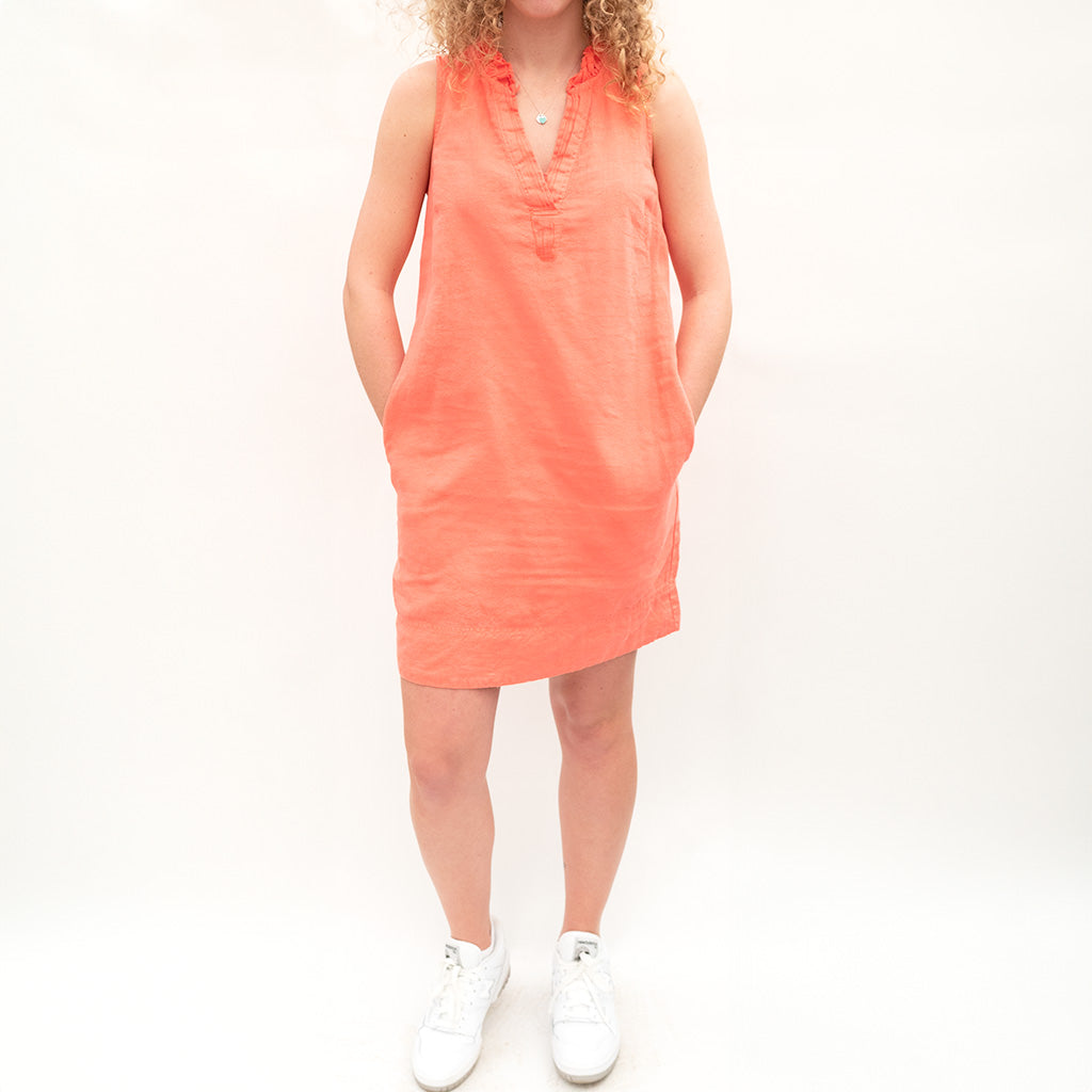 Tommy Bahama" Two Palms Double Ruffle Dress Melon Berry - Sheridan Nurseries Tommy Bahama" Two Palms Double Ruffle Dress Melon Berry - Sheridan Nurseries