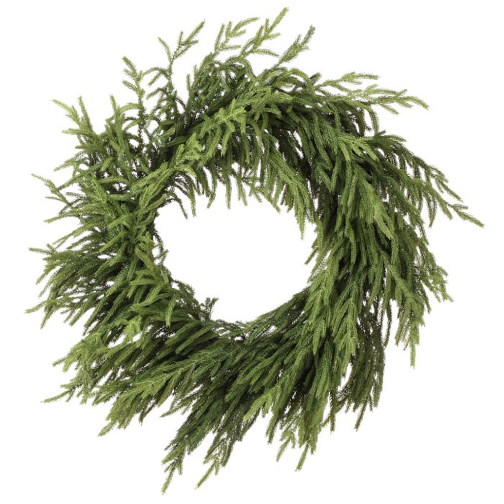 Natural Touch 'Just Cut' Norfolk Pine Wreath 30"
