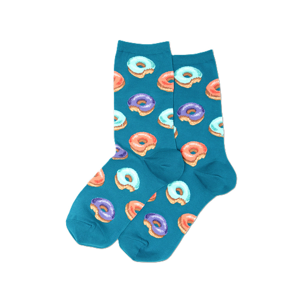 Donut Turquiose Socks
