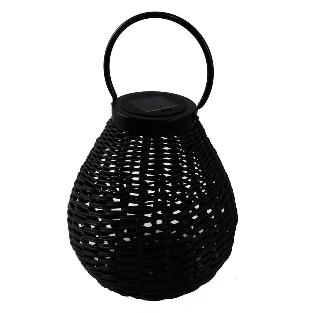 Solar LED Grey Rattan Shadowcaster