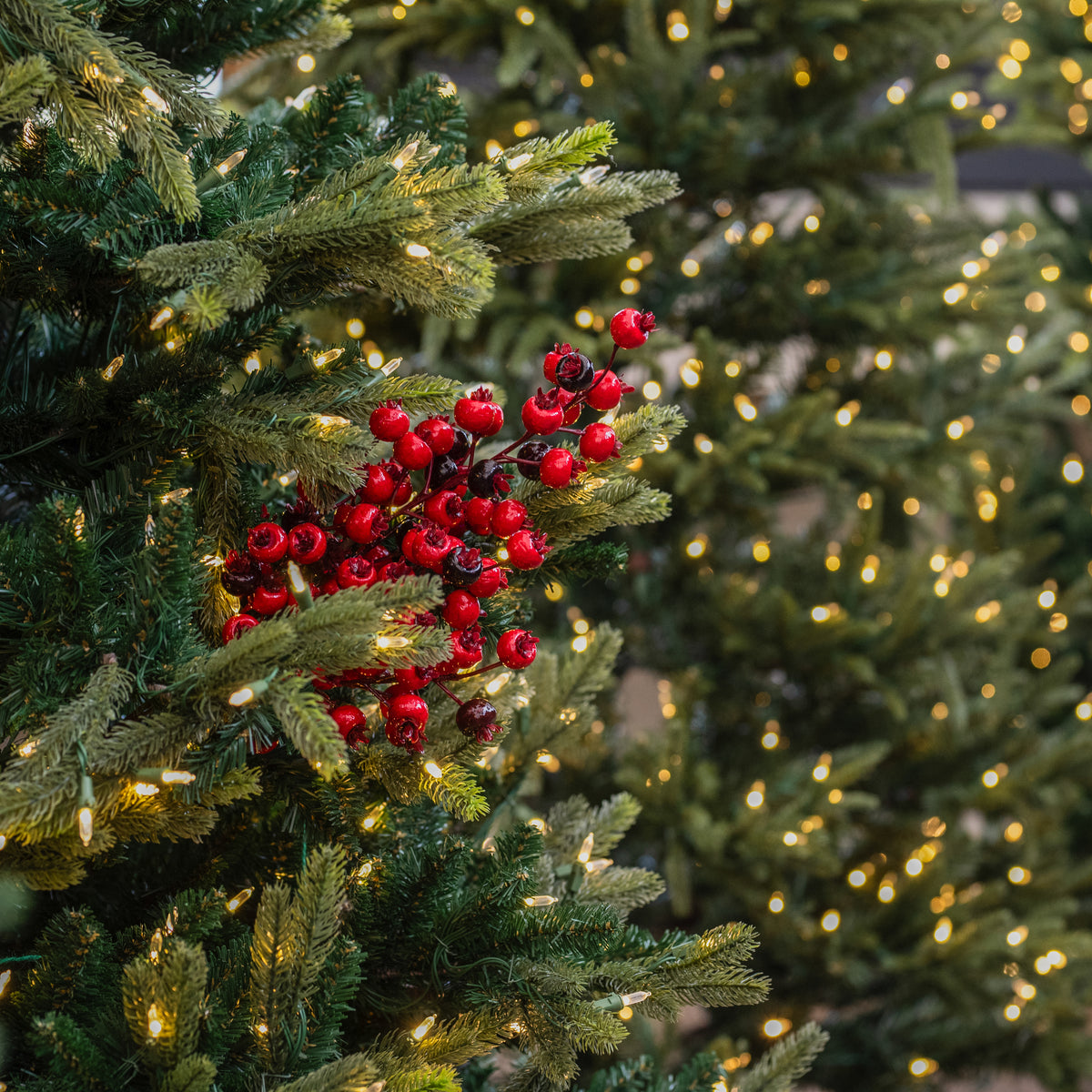 Red Berry Spray 18 inch