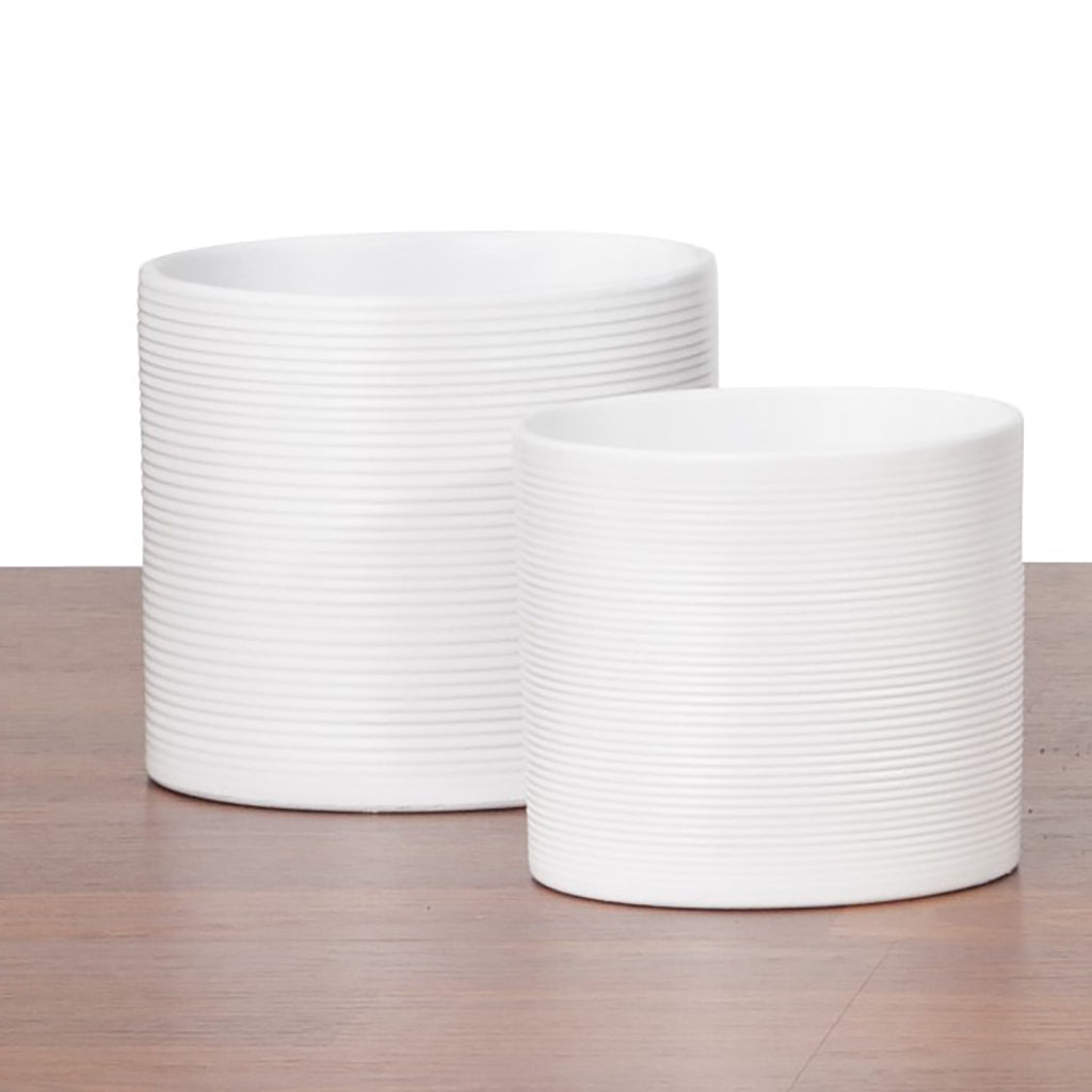 Panna Round Pot White