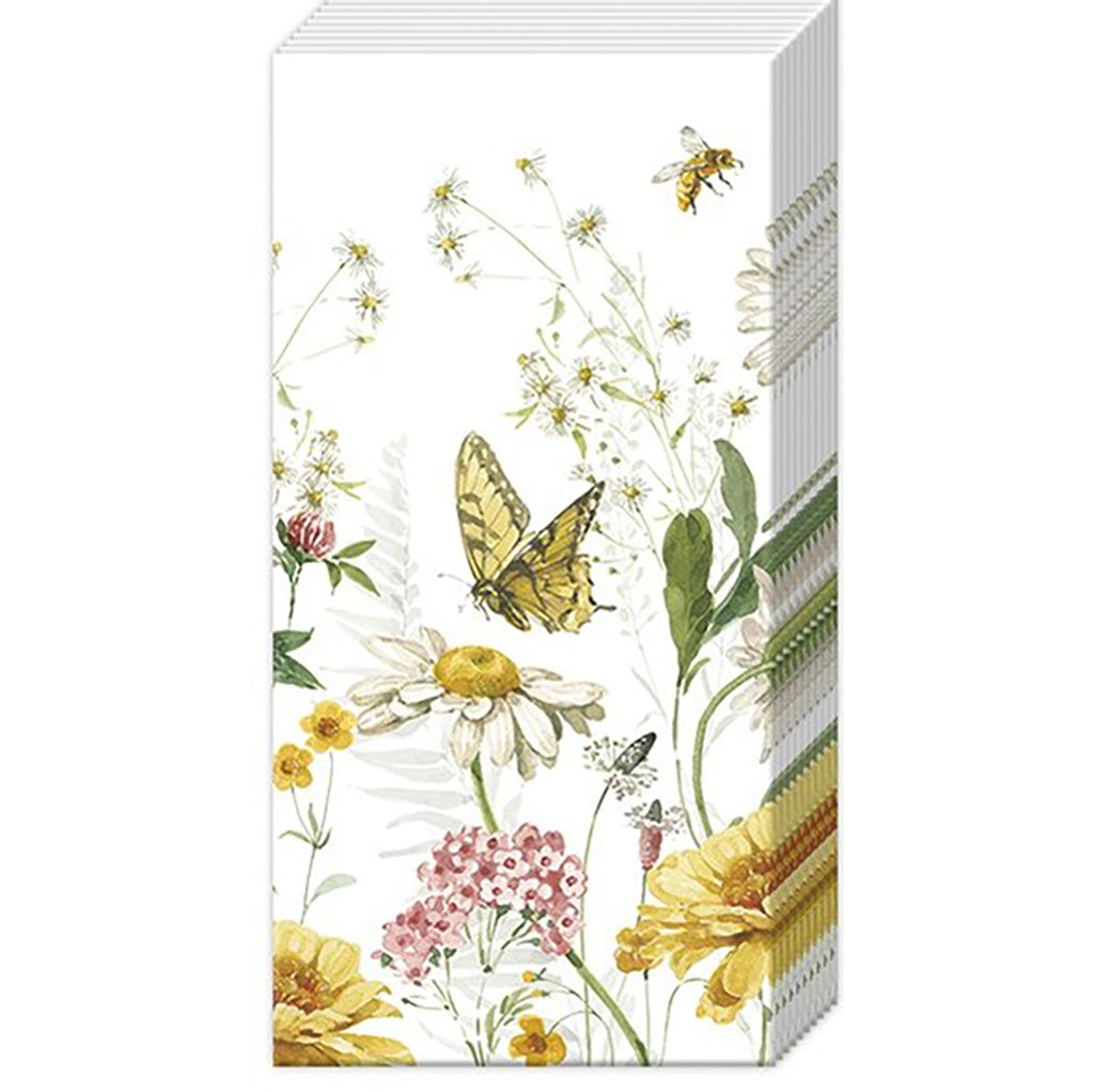 Wildflower and Butterfly Pocket Tissue