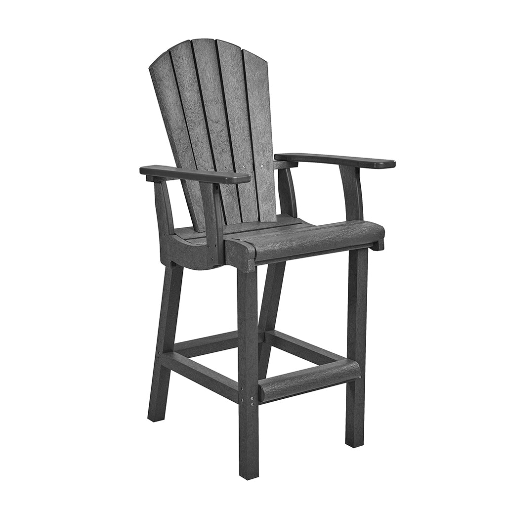 Classic Pub Arm Chair Slate Grey