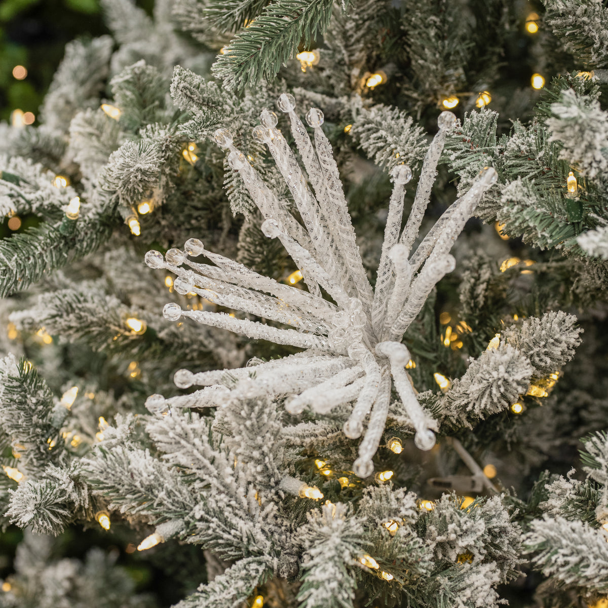 Glitter Starburst Crystal Stem 22"