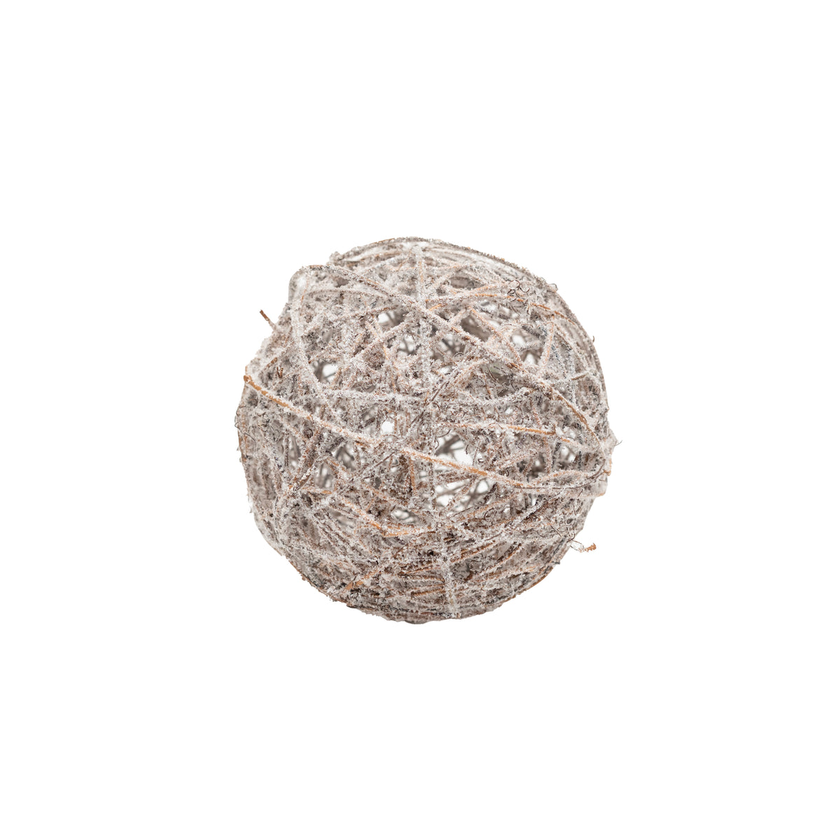 Frosted Vine Ball Ornament